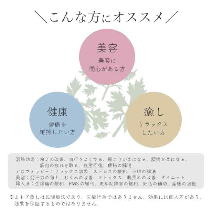 楽天市場】【予約販売】【宅配便】折り畳み椅子付き よもぎ蒸しセット 