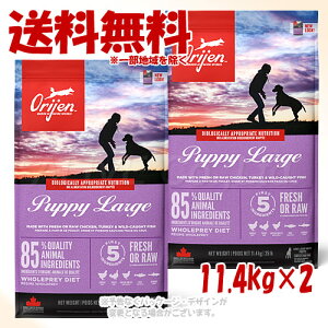 �u���������Z�b�g�v���K�i Orijen �p�s�[���[�W �h�b�O 11.4kg×2�Z�b�g �u�I���W���W���p���v�y��������(�ꕔ�n�������)�z