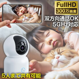 ペットカメラ iphone対応 見守りカメラ ペット 会話できる 赤ちゃん 高齢者 双方向会話 スマホ対応 アンドロイド 5GHz対応 犬 猫 みまもりカメラ スマホ アプリ 会話 見守り 自動給餌器 首振り 留守番 安心 安全 音声 会話 小型 高画質 映像共有