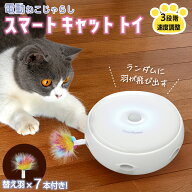 【マラソン限定 P2倍】 【オトクな替え羽7個セット】電動猫じゃらし 自動 猫 おもちゃ スマートキャット…