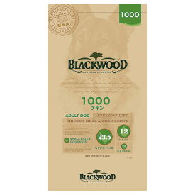 BLACKWOOD(ブラックウッド) 1000 7.05kg【ペット 犬 ドッグフード ドライフード 全犬種 成犬 老犬 中粒 丸型】