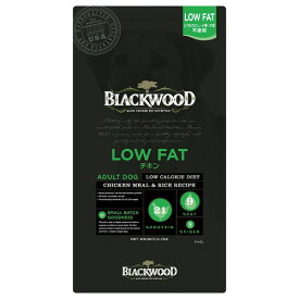 BLACKWOOD LOW FAT(ブラックウッド ロウ ファット) 20kg【ペット 犬 ドッグフード ドライフード 全犬種 成犬 老犬 中粒 丸型 低カロリー】