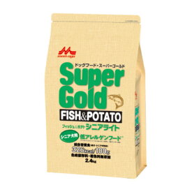 森乳サンワールド Super Gold(スーパーゴールド) フィッシュ＆ポテト シニアライト 7.5kg【ペット 犬 ドッグフード ドライフード シニア犬 グレインフリー】