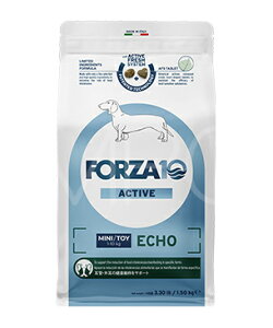 【売上の一部が保護犬へ】フォルツァ10 DOG エコーアクティブ ミニ 250g ドッグフード ドライ 総合栄養食 療法食 耳のトラブル フォルツァディエチ 成犬用 小粒 小型犬 超小型犬 犬用