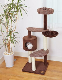 在庫処分セール【正規品】ペティオ アドメイト 猫のおあそびポールチェック ハイタイプ キャットタワー 適応体重〜8kg 全高126cm 猫タワー 爪とぎ ハンモック クッションベッド 猫ハウス 猫 猫用品【送料無料(※一部地域を除く) お買い得 ネコ ねこ リラックス