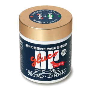 【売上の一部が保護犬へ】BPグルコ 犬用(200g) 関節サポート シニア犬 超小型犬 パピー 健康維持 グルコサミン オールステージ