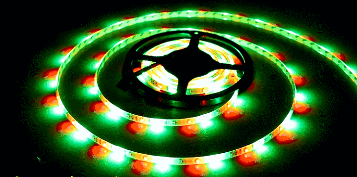 Amazon | 12V 劣化防止カバー付 オレンジ アンバー LED テープ