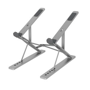 【期間限定】【クーポンで50%OFF】 ノートパソコンスタンド PCスタンド ノート 折りたたみ アルミ デスクトップ 全面シリコン 2段階調整 進化版 コンパクト収納 タブレット PC ノートPC 角度調