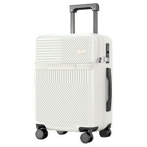 【クーポンで40%OFF】【13,380円→6,588円】 スーツケース 機内持ち込み フロントオープン 軽量 キャリーケース S M L サイズ 2泊3日 4-7泊 7~10泊 USBポート カップホルダー フック搭載 旅行 38L 59L