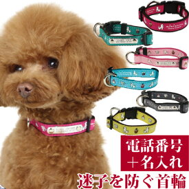 犬 首輪 迷子札 名入れ 名前入 犬用 BIRDIE ティータイムID カラー サイズS～M 名前 連絡先 電話番号 の プレート を 固定 国産 地震 災害 対策 おしゃれ かわいい 洗濯可 仔犬 プードル ダックス ヨーキー シュナウザー 小型犬 中型犬 バーディ 鑑札 紛失 ナイロン 洗濯