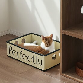 【送料無料】爪とぎ 爪研ぎ ハウス ベッド ダンボール 韓国インテリア おしゃれ かわいい 猫 ねこ ストレス解消 猫ベッド 猫ハウス ペットグッズ バターカラー