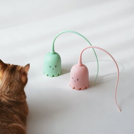 【13日10時〜ポイントバック祭り 全品5%OFFクーポン】おもちゃ 電動 ねずみのしっぽ 猫じゃらし USB充電式 ネズミ 運動不足解消 おしゃれ ペットグッズ ペット雑貨 ペトプラ