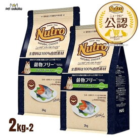 公認店 ニュートロ ナチュラルチョイス キャット 穀物フリー 猫用 アダルト サーモン 2kg ×2個 4562358785610