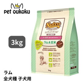 エントリーだけでポイント10倍!! ニュートロ ナチュラルチョイス ラム＆玄米 子犬用 妊娠中・授乳中の母犬にも 全犬種用 3kg 4562358786631