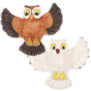 壁掛けフクロウフクロウ ふくろう 梟 雑貨 オーナー雑貨 オブジェ インテリア オーナメント エスニック 中南米