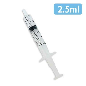 【ゆうパケットOK（メール便）】AWL シリンジ2.5ml フェレット 犬 ドッグ 給餌 シリンジ 介護 療養 シニア