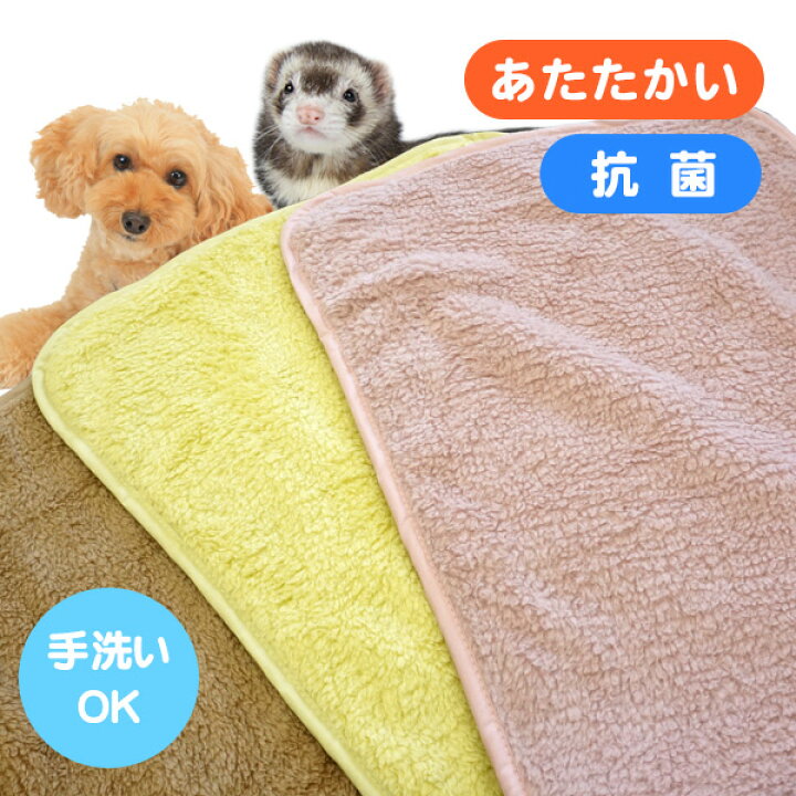 楽天市場 マルカン 抗菌ふわふわ毛布 レギュラー 手洗いok 犬 ドッグ フェレット 猫 ベッド ベット マット 冬用 秋用 あったかマット ブランケット抗菌 毛布 ひざ掛け 秋冬 小動物 超小型犬 小型犬 フェレットワールド 楽天市場店