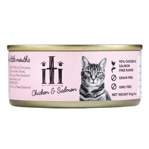 イティ キャット缶 チキン & サーモン 全猫種用 85g イティ キャット iti キャットフード キャット ウェットフード 猫用 無添加 無添加キャットフード 鶏 鮭 魚 総合栄養食 猫 ペットフード 猫