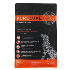 PURELUXE ピュアラックス エリートニュートリション サーモンドッグ 全年齢 全犬種用 1.8kg ドッグフード 大容量 ドライ ドックフード ドライフード ペットフード サーモン ドック フード 犬用フード 犬用餌 犬餌 犬エサ 犬の餌 犬のご飯 いぬのごはん 犬のえさ 餌 成犬 子犬