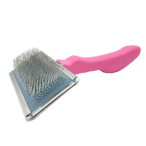 ペットブラシ シャンメシャン プログリップ2 密集ピンタイプ スリッカー ブラシ 3色 × 3サイズ 犬用 猫用 ブラシ お手入れ 地肌に優しい ブラッシング 痛くない 犬ブラシ 抜け毛取り 痛くな