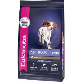 ユーカヌバ ラム＆ライス 全犬種 子犬用 12ヶ月まで 800g〔26020529dd〕〔26010531dd〕