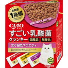 チャオ すごい乳酸菌クランキー まぐろ節バラエティ 20g×10袋〔21010909co〕〔2102097co〕