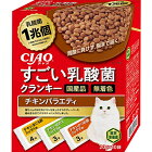 チャオ すごい乳酸菌クランキー チキンバラエティ 20g×10袋〔21010909co〕〔2102097co〕