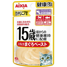 15歳からの健康缶パウチ とろとろまぐろペースト40g×12コ