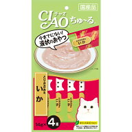 チャオ ちゅ〜る とりささみ＆いか 14g×4本 [ちゅーる]〔260709127co〕