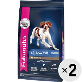 【セット販売】ユーカヌバ ラム＆ライス全犬種シニア用7歳以上 800g×2コ〔26020530dd〕〔26010532dd〕