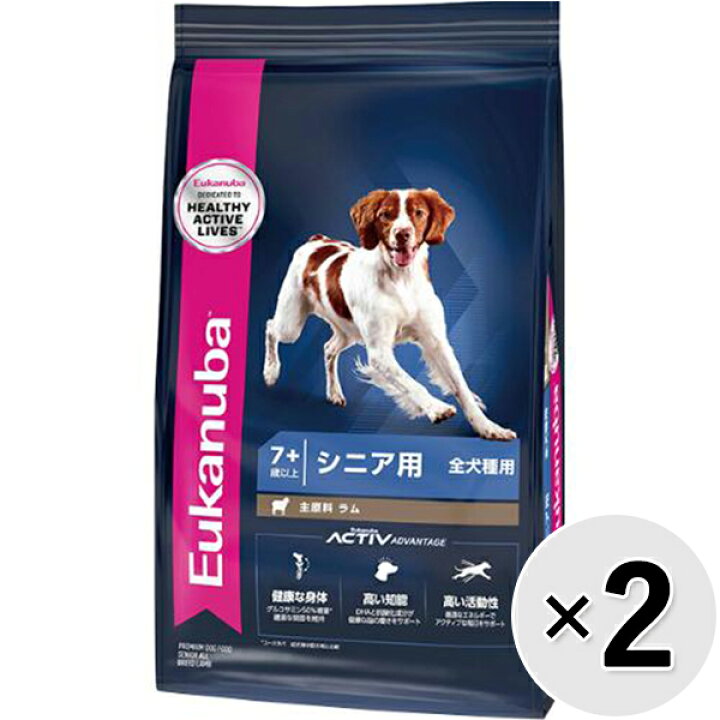 楽天市場】【セット販売】ユーカヌバ ラム＆ライス全犬種シニア用7歳 