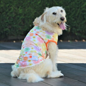 【PET'SREPUBLIC　ペッツリパブリック】サンフラワーノースリーブ 犬 服 犬服 ドッグウェア　可愛い
