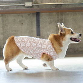 【PET'SREPUBLIC　ペッツリパブリック】 フルールノースリーブ犬 服 犬服 ドッグウェア　可愛い 花柄