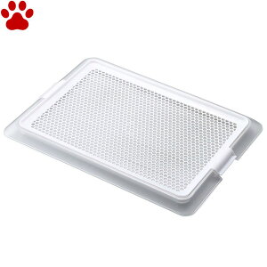 ボンビ ペットレークリアメッシュ Sサイズ犬用 トイレトレー レギュラーサイズ 超薄型 オシャレ かっこいい かわいい シンプル ホワイト 白 透明 S ペットレー クリア