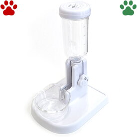 ボンビ　自動給水器　ラクリアスタンド犬用　猫用　水　給水器　お皿　水飲み　シンプル　ホワイト　かわいい　かっこいい　オシャレ　白　クリア　透明　LAKURIA　ボンビアルコン