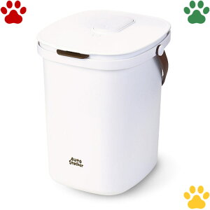 マルカン Autoペット用ストッカー ラージペット用 自動真空容器 長時間 酸化防止 湿気対策 遮光 フード おやつ ストッカー 真空容器 真空パック 密閉 密封 真空 保存