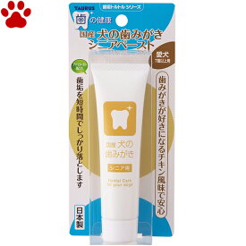 国産　トーラス　犬の歯みがき　シニアペースト　38gチキン味　高齢犬　歯みがき　歯垢　歯磨き粉　歯みがき粉　アパタイト　研磨剤　デンタルケア　オーラルケア　犬用　ペースト　日本製