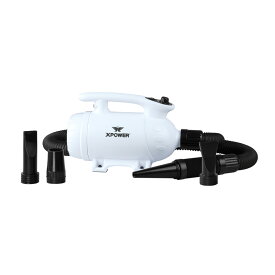 【楽天1位】【送料無料】【プロ仕様】ペット ホースドライヤー X-POWER B-24 日本正規品 ハイパワー ヒーター付き ブロアー ブロワー エアホース 犬用 業務用 トリミング