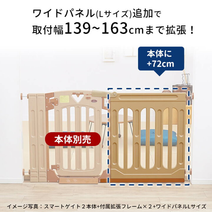 楽天市場】【本体別売】 スマートゲイト 2 専用ワイドパネル L ◇ 取付 