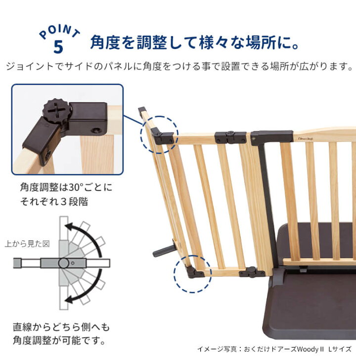 楽天市場 ペットゲート おくだけ ドアーズ Woody2 Mサイズ 屋内用 置くだけ おくだけ ペット ゲート ドア付き ワイド ペットフェンス 犬 柵 いぬ 安全柵 小型犬 中型犬 脱走防止 ガード 飛び出し防止 ペットガード ベビーゲート ペット用ゲート 間仕切り Pet Select