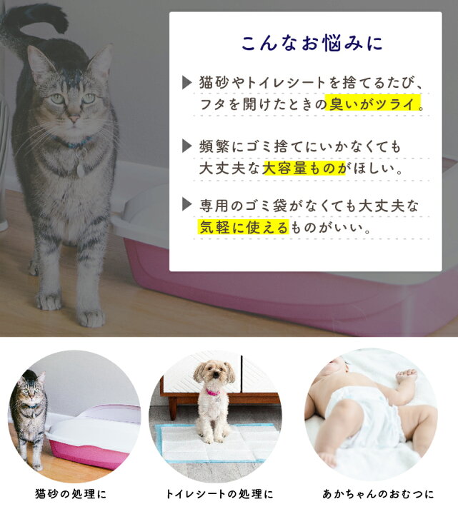 楽天市場 最大0円offクーポン ゴミ箱 くるリット 本体 袋が見えない ごみ箱 ニオイもれ軽減 大型 大容量 猫 犬 ペットシーツ 猫砂 ペットホテル ドッグラン ペットショップ 多頭飼い おむつ ベビー 赤ちゃん 衛生用品トイレ 生ごみ 日本育児 Pet Select By Nihonikuji