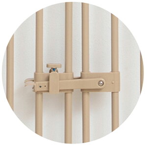 【本体別売】【交換/追加用 部品】のぼれんニャン バリアフリー3 /スリム 専用 扉ロック(大) 1個入り のぼれんニャンのフェンス下に取付可能 扉ロック 買い替えや ロックの追加に! プルロッ