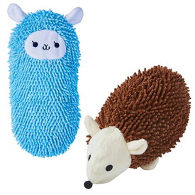 ペティオ モコモコ シャカシャカTOY BIG アルパカ/ハリネズミ 犬用おもちゃ ぬいぐるみ 笛入り