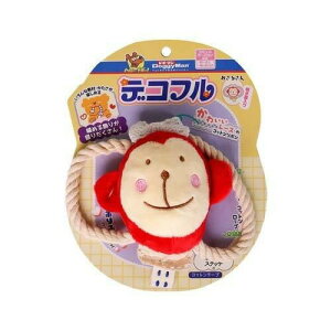 ドギーマンハヤシ デコフル おさるさん犬用おもちゃ 笛入り ぬいぐるみ