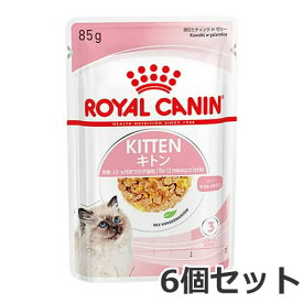 【メール便】6個セット ロイヤルカナン キトン ゼリー 猫専用ウェットフード 子猫用 85g×6個セット 送料無料