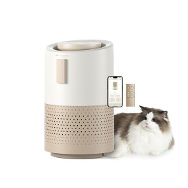 PetSnowy 空気清浄機 ペット特化モデル TiO2臭気制御 空気品質監視 花粉対策 アレルギー TiO2臭気制御 省エネ ペット向け H13高効率フィルター 小型