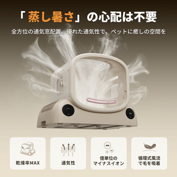 楽天市場】「乾燥率が上手」PetSnowy ペットドライヤーハウス 猫犬 