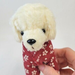 ぬいぐるみ プーリー 浴衣 立ち プードル PULLY オーナーグッズ ペット 犬 小型犬