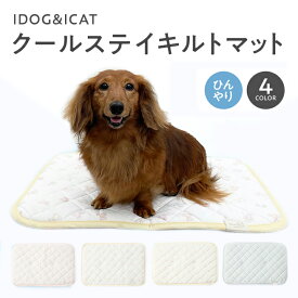 【P10倍】【T】IDOG&ICAT クールステイキルトマット 接触冷感 抗菌 防臭 アイドッグ