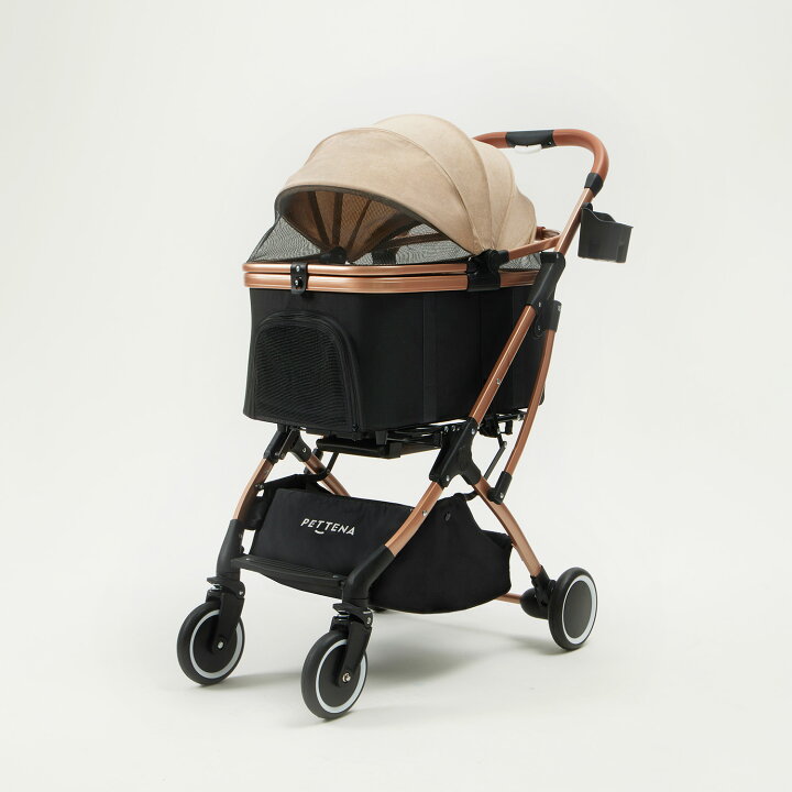 楽天市場】【楽天1位】ペットカート PETTENA 小型犬 軽快走行 分離式 4 